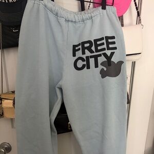 Free City Light Blue Sweatpants